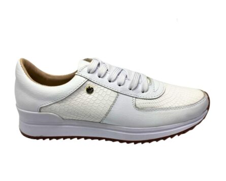 Tenis de cuero Melany Blanco - Imagen 5