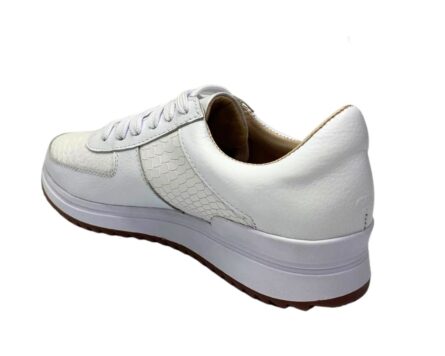 Tenis de cuero Melany Blanco - Imagen 4