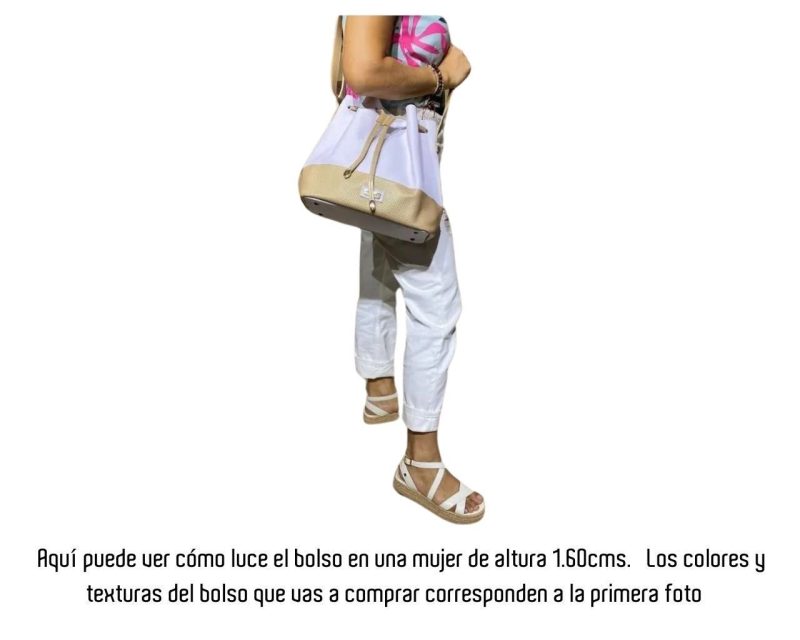Alternative view of Bolso Manos Libres Dubai Azul x Boa Oro
