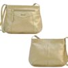 Bolso en cuero Manos Libres Dorita Ba Oro