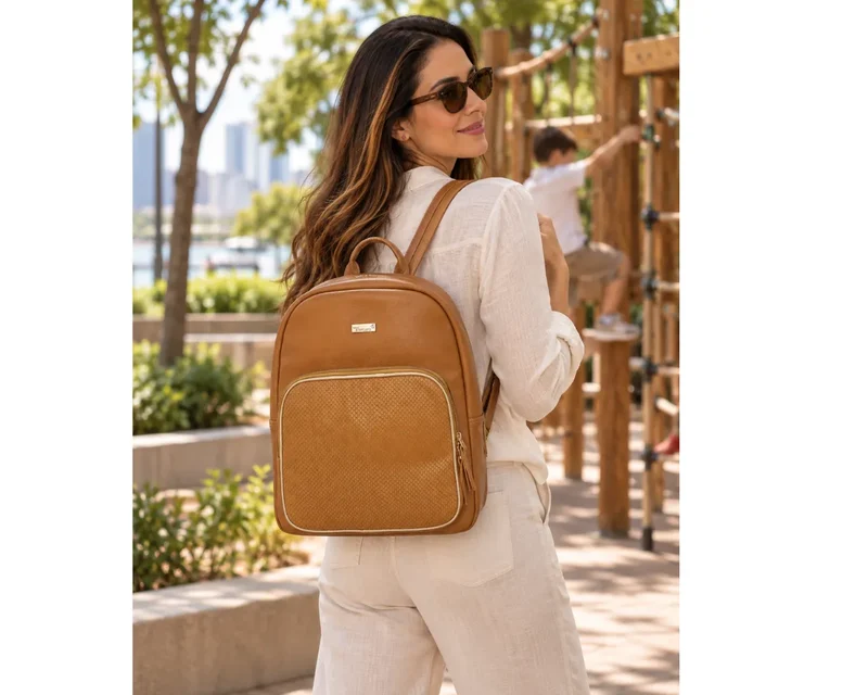 Alternative view of Morral Portatil Bella Grande Geco Miel