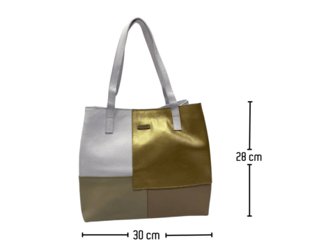 Bolso en Cuero Petra 4 tonos base miel - Imagen 8