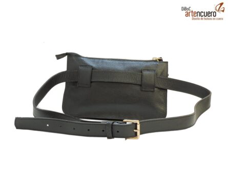 Bolso Ri?onera Alexa Yute Negro - Imagen 2