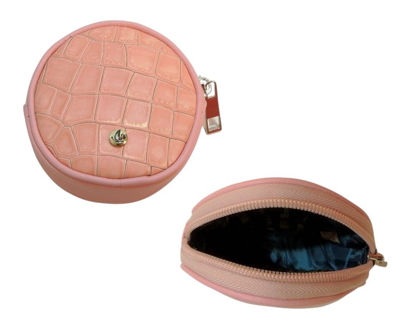 Monedero Galleta Rosa