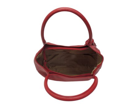 Bolso en cuero Luciana Yute Azul - Imagen 5