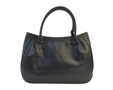 Bolso en cuero Luciana Yute Azul - Imagen 3