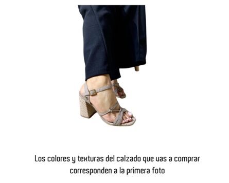 Tacón Divertida Oro - Imagen 7