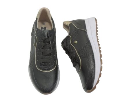 Tenis de cuero Noa Negro - Imagen 5