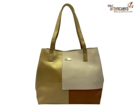 Bolso Petra Base Oro por talco y miel