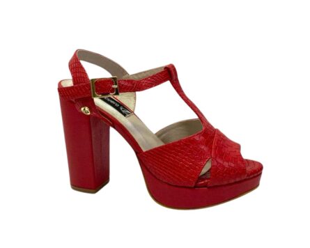 Tacón Hortensia Gco Rojo - Imagen 3