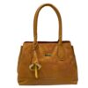 Bolso en Cuero Lirio Miel