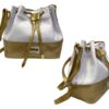 Bolso en cuero Manos Libres Antonia Blanco por Geco Oro
