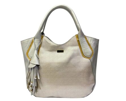 Bolso en cuero Lucero Tky Plata