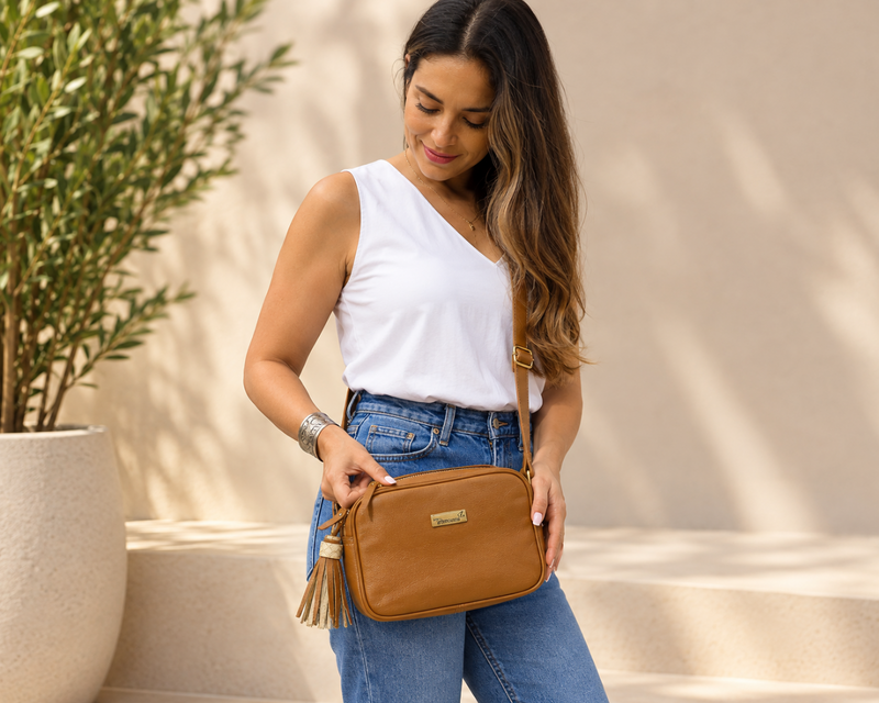 Alternative view of Bolso Manos Libres Marcia Miel Reata Plano
