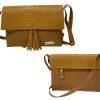 Bolso en Cuero Manos Libres Lalita Piton Miel