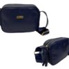 Bolso en Cuero Manos Libres Marcia Azul Reata Plano
