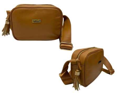 Bolso Manos Libres Marcia Miel Reata Plano
