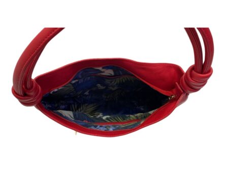 Bolso en Cuero Savvanah Pitón Rojo - Imagen 9