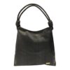 Bolso en Cuero Savvanah Pitón Negro