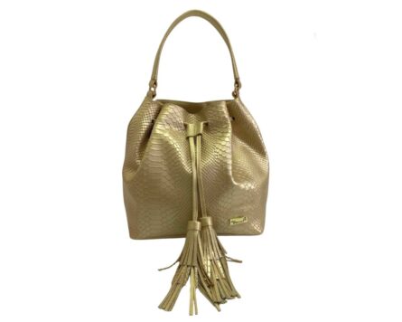 Bolso Manos Libres Bonanza Piton Oro