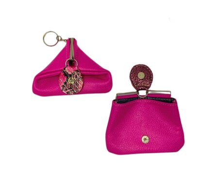 Monedero Pañuelo Golosina Fucsia