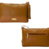 Bolso en cuero Manos Libres Pepa Piton Miel