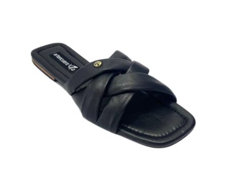 Sandalia Plana Francy Negro