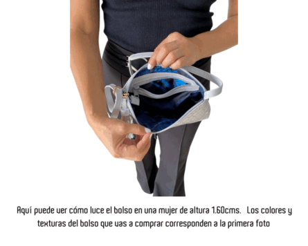 Bolso Manos Libres en Cuero Pepa Mocca - Imagen 4