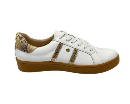 Alternative view of Tenis en cuero Ava Blanco