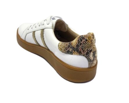 Tenis en cuero Ava Blanco - Imagen 3