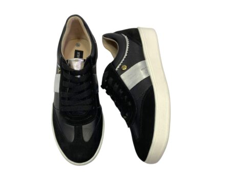 Tenis de cuero Milka Negro - Imagen 6
