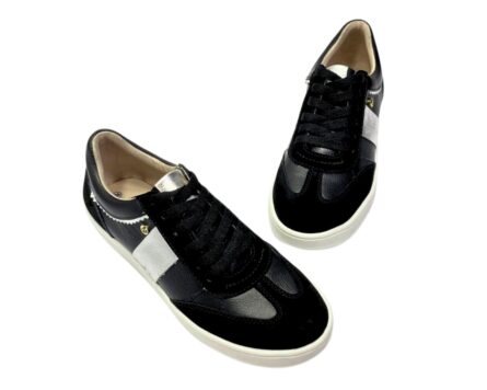 Tenis de cuero Milka Negro - Imagen 7