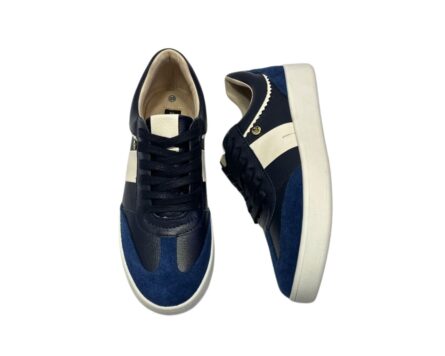 Tenis de cuero Milka Azul - Imagen 6