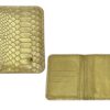 Portapasaporte Pitón Oro