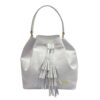 Bolso en Cuero Manos Libres Bonanza Blanco snake
