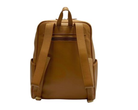 Morral en cuero Sixta Miel - Imagen 4