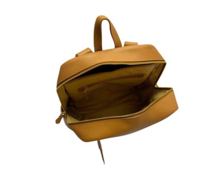 Morral en cuero Sixta Miel - Imagen 6