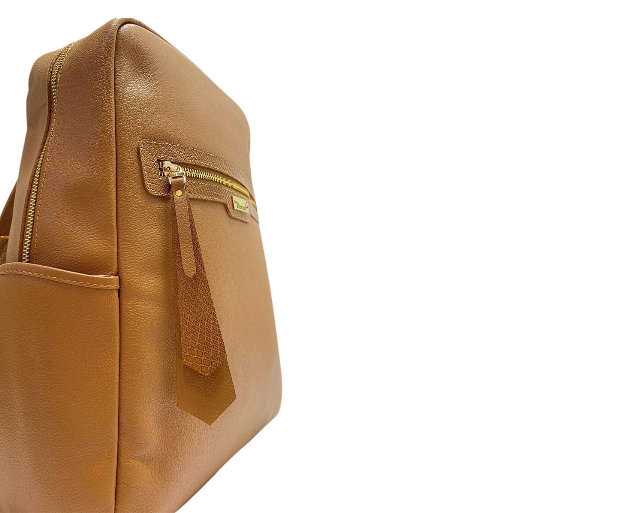 Morral en cuero Sixta Miel - Imagen 8