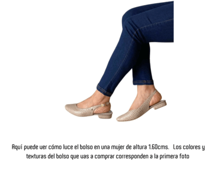 Baleta en Cuero Afrodita vener Taupé - Imagen 5