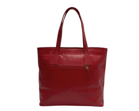 Bolso en Cuero Rosi Geco Rojo - Imagen 4