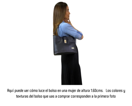 Bolso en Cuero Andreina Miel - Imagen 6