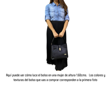 Bolso en Cuero Andreina Miel - Imagen 4
