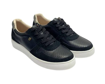 Tenis en Cuero Xiomy Negro - Imagen 10