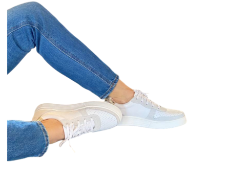 Tenis en Cuero Xiomy Blanco - Imagen 6