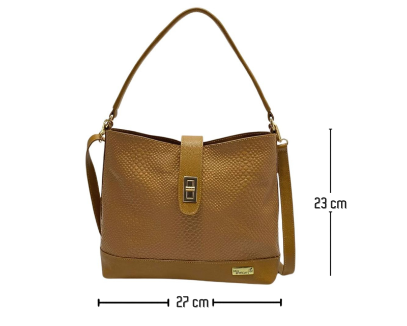 Bolso en Cuero Andreina Miel - Imagen 11