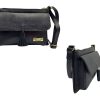 Bolso Manos Libres en Cuero Ariza Negro