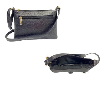 Bolso Manos Libres en Cuero Ariza Negro - Imagen 3