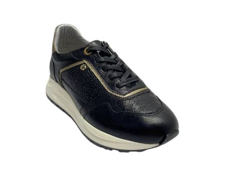 Tenis en Cuero Karla Negro