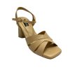 Sandalias en Cuero Ceci Taupé