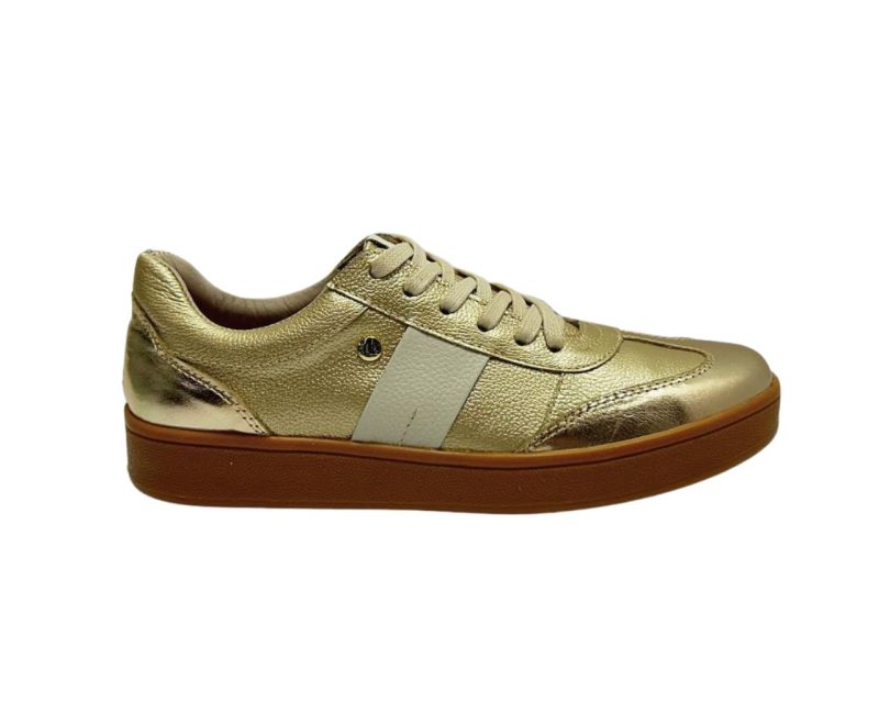 Tenis en Cuero Milka Oro Folia Suela Miel - Imagen 3